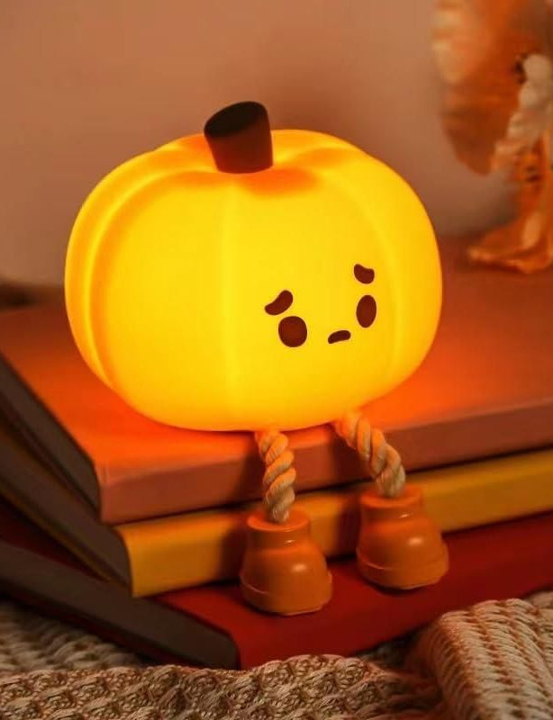 Sad Pumpkin Silicone Lamp