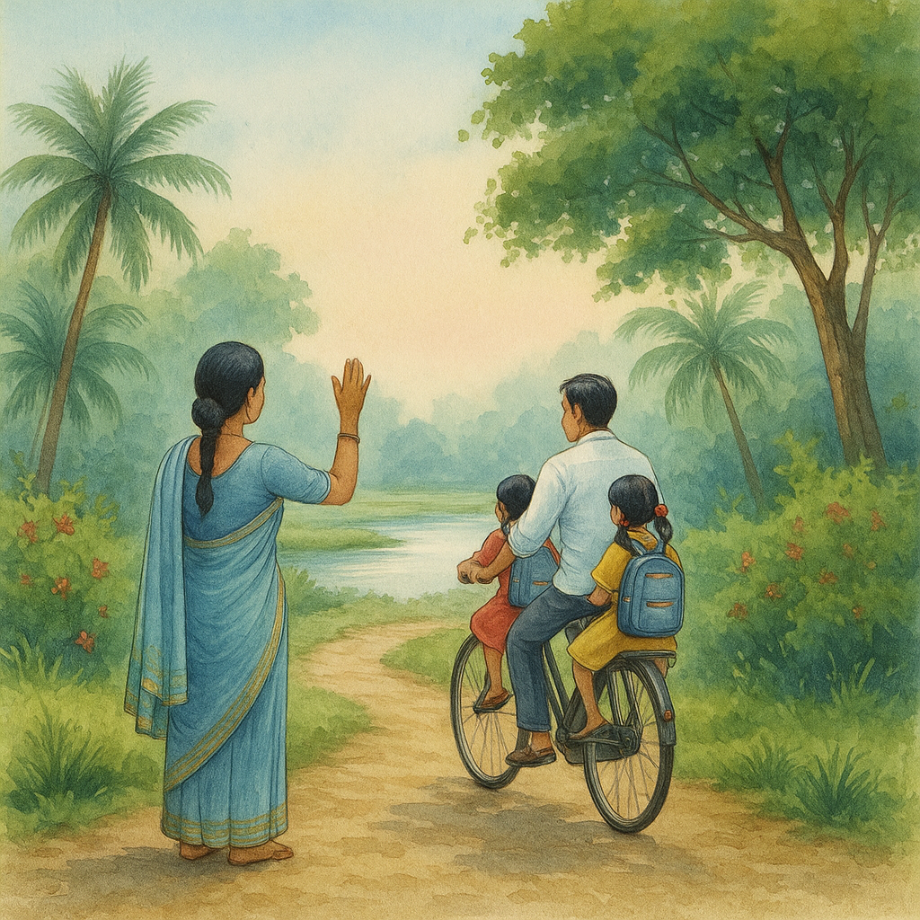 Happy Family - Fridge Magnet